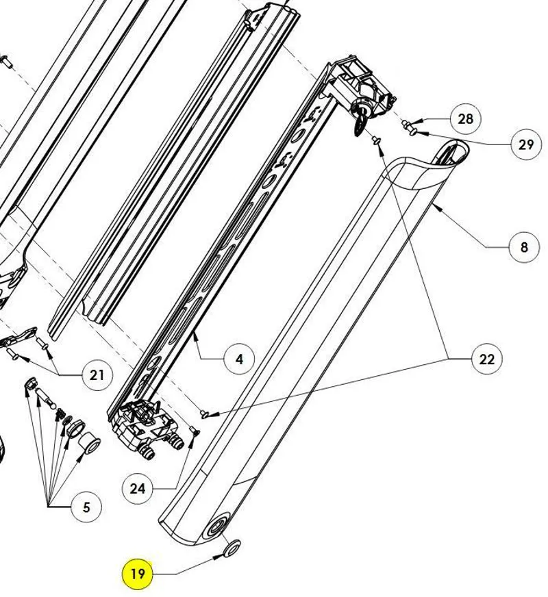 Cube Battery Cover Push Button Plug - 3417 - 20-02770-2